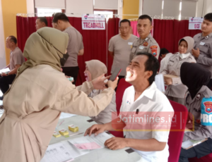 117 Anggota Polres Batu Jalani Rikkes Berkala TA 2024
