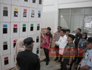 Logistik Pemilu 2024 Kota Malang Siap Didistribusikan, Forkopimda Cek Langsung
