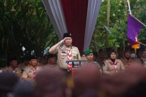 Pangdam V Brawijaya Resmikan Perkemahan Pramuka di Coban Talun