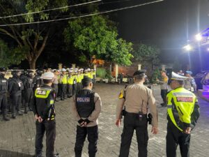 Polres Kediri Kencangkan Patroli Gabungan Cipta Kondisi Jaga Kamtibmas Jelang Pemilu 2024