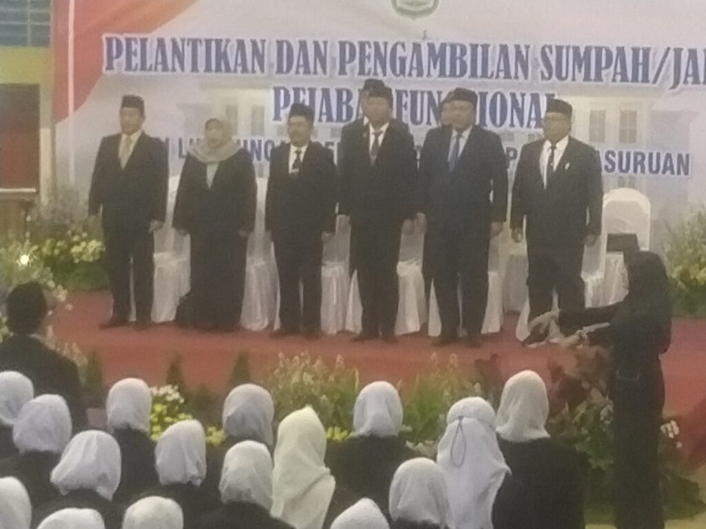 55 Pejabat di Pemerintah Kabupaten Pasuruan Resmi Dilantik PJ Bupati
