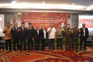 KPU Kota Kediri Umumkan Hasil Pemilu 2024 Berdasarkan Penghitungan Form D – Hasil pada rapat Pleno terbuka.
