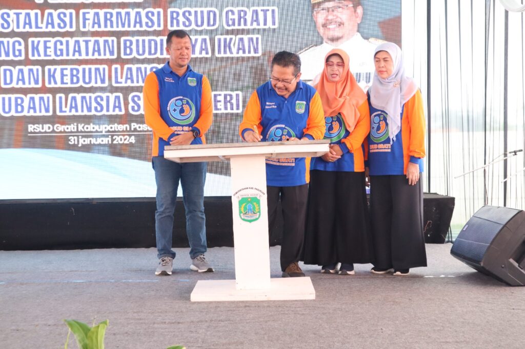 PJ Bupati Launching Gedung Instalasi Farmasi dan Inovasi Peri Si Plus RSUD Grati
