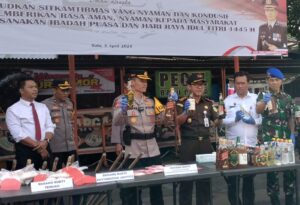 Polres Batu Musnahkan Barang Bukti Hasil Operasi Pekat,Ini Rincian BB nya 