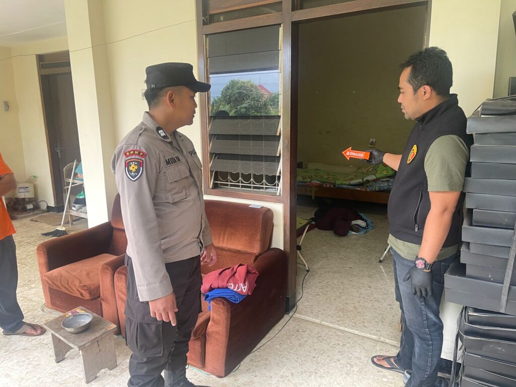 Penemuan Jenazah di Mess CV. YP Kota Batu, Polisi Lakukan Olah TKP