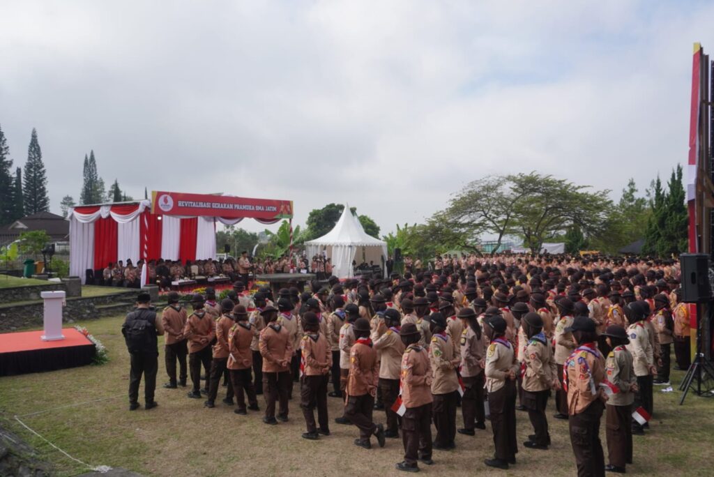 Apel Akbar Pramuka dan Pelatihan Kepramukaan Tingkat Penegak Se-Jawa Timur Pecahkan Rekor MURI