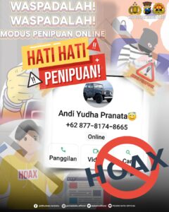 Waspada! Penipuan Berkedok Nama Kapolres Batu Marak di WhatsApp