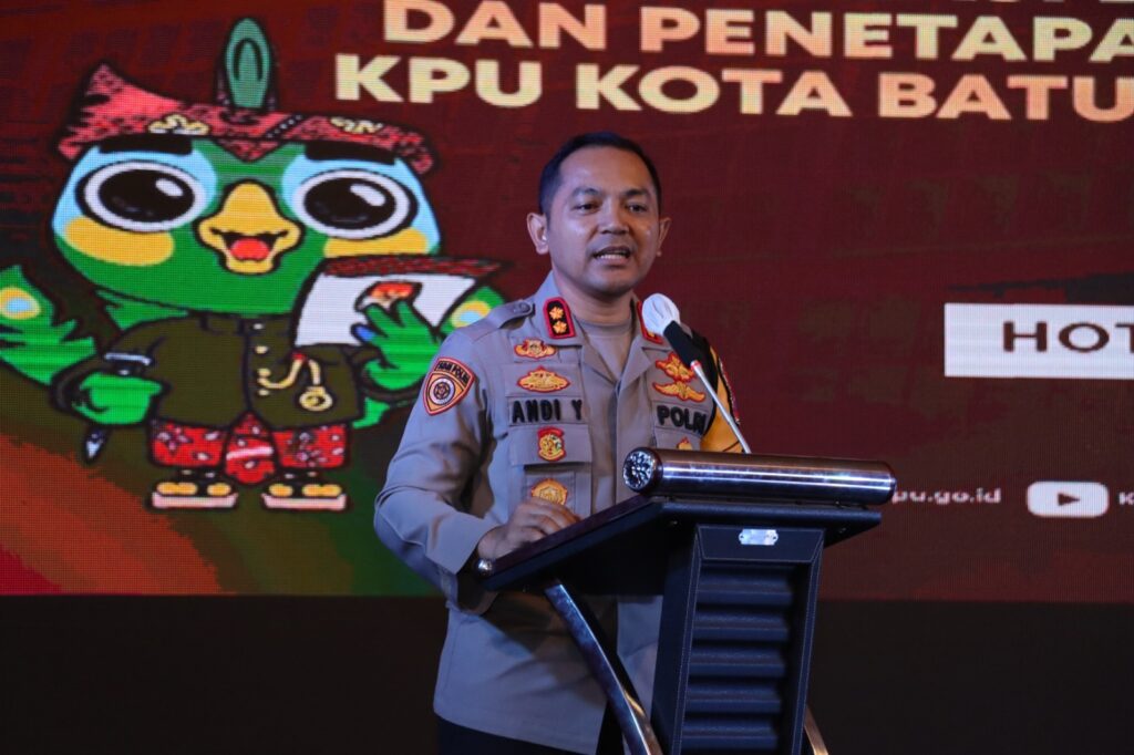 Kapolres Batu Ikut Hadir Rapat DPHP dan Penetapan DPS, Harapkan Pilkada 2024 Aman dan Kondusif