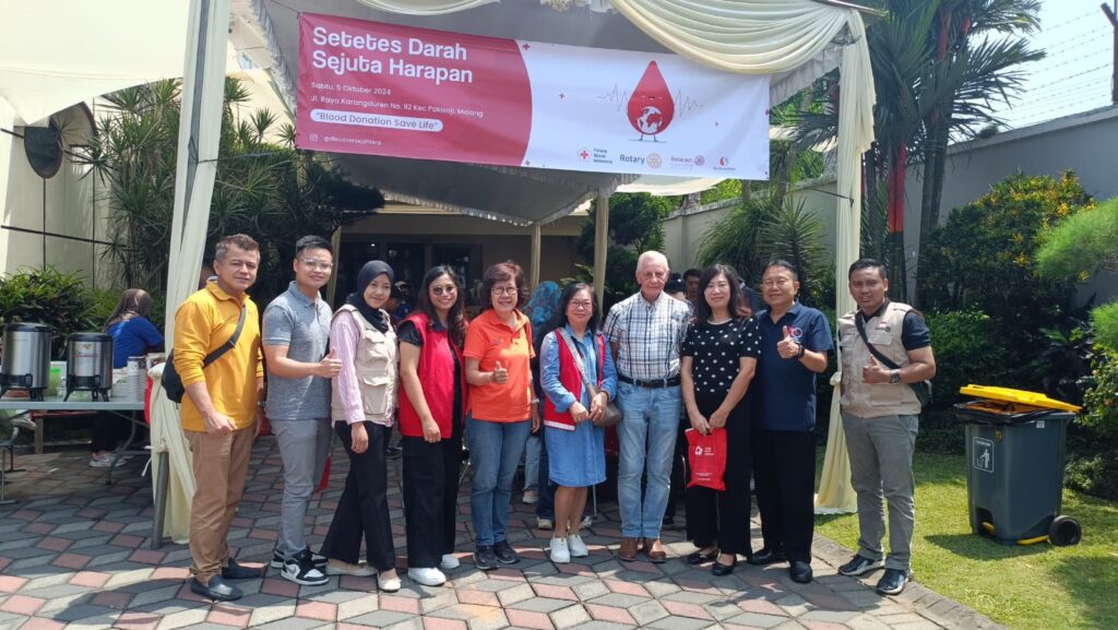 Aksi Kemanusiaan CV Sejahtera “Setetes Darah Sejuta Harapan” Rotary, Rotaract dan PMI
