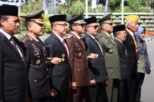Kapolres Batu Bersama Forkopimda Kota Batu Ikuti Upacara Peringatan Hari Kesaktian Pancasila