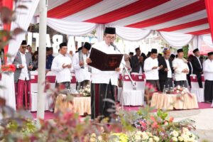 Apel Hari Santri Nasional 2024, di Halaman Balai Kota Among Tani Pemkot Batu