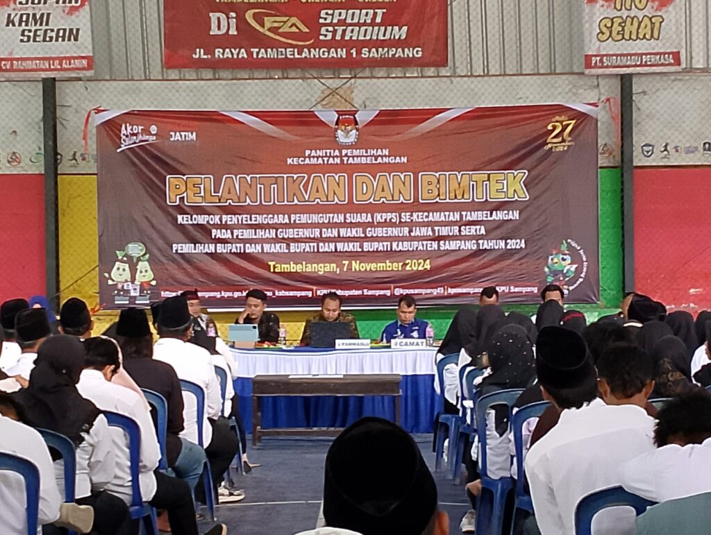 Bintek KPPS Se-Kecamatan Tambelangan, Sekaligus Pelantikan, Ini Kata Mereka