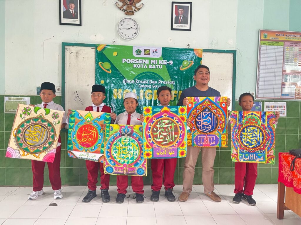 Porseni Kaligrafi MI Kota Batu 2025 Sukses Digelar