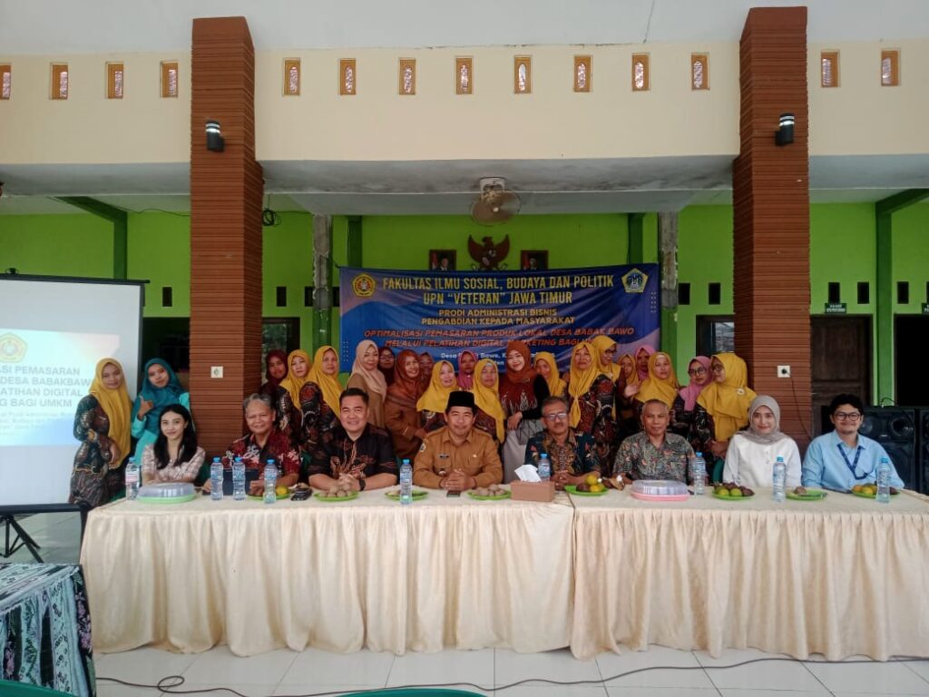 Optimalisasi Produk Lokal Desa Babak Bawo Gresik Melalui Pelatihan Digital Marketing