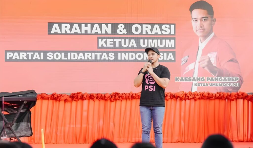 Kaesang Pangarep Kembali Terpilih Ketua Umum PSI
