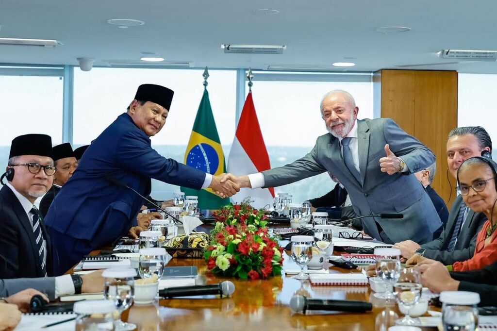 Prabowo Adakan Pertemuan Bilateral dengan Presiden Lula di Brasilia, Perkuat Kerja Sama Strategis Indonesia-Brasil