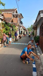 Warga RW 4 Desa Bedali Lawang Gelar Kerja Bakti Bersih-Bersih Sambut Bulan Kemerdekaan