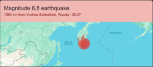 Gempa Magnitudo 8,7 Guncang Rusia, Peringatan Tsunami untuk Jepang dan Indonesia