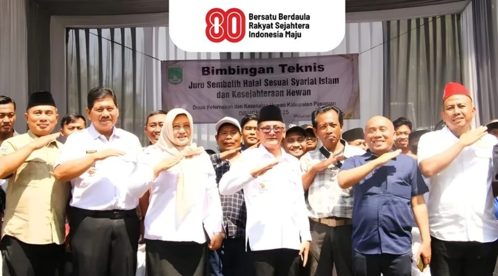 Tingkatkan Kualitas Daging Halal, Kabupaten Pasuruan Gelar Uji Kompetensi Juru Sembelih
