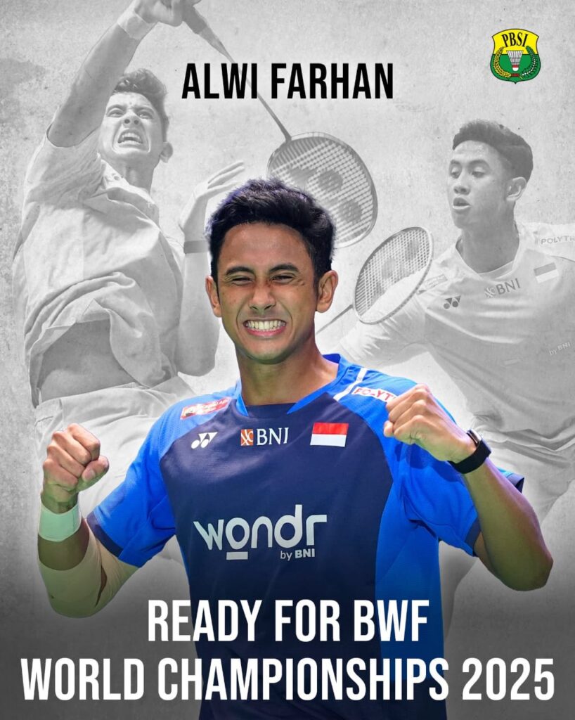 Alwi Farhan Lengkapi Kontingen Indonesia di Kejuaraan Dunia 2025