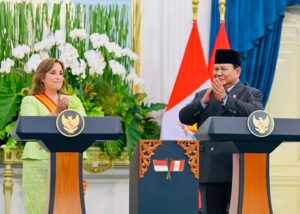 Presiden Prabowo Sambut Kunjungan Kenegaraan Presiden Peru di Istana Merdeka