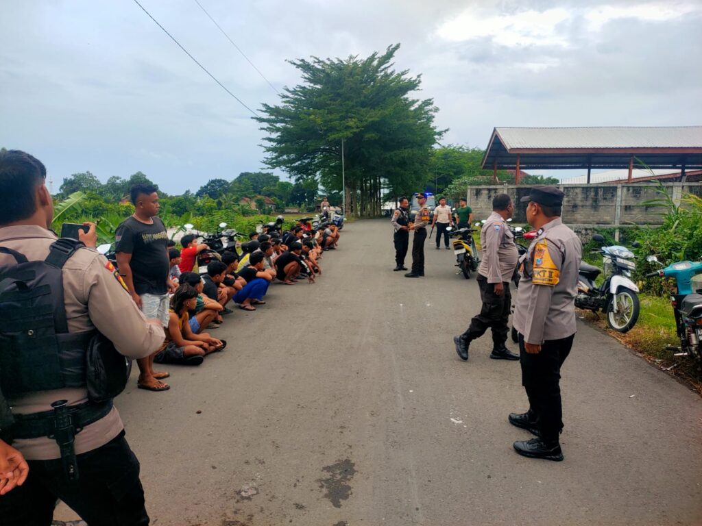 Respon Cepat; Polres Blitar Kota Amankan 27 Motor. TAG : Tindak Lanjut Aduan Call Center 110 Adanya Balap Liar