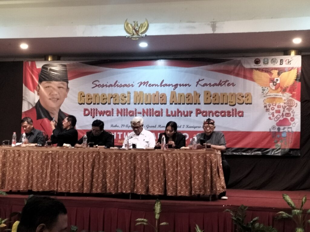 Guntur Wahono Tekankan “Bagi Generasi Muda” Pembentukan Karakter Pancasila