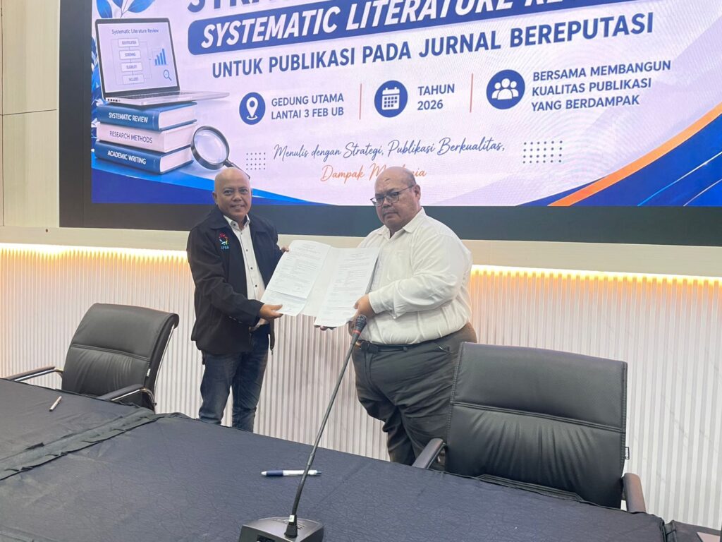 Tak Sekadar Menulis, FEB UB Bongkar Strategi Tembus Jurnal Bereputasi.