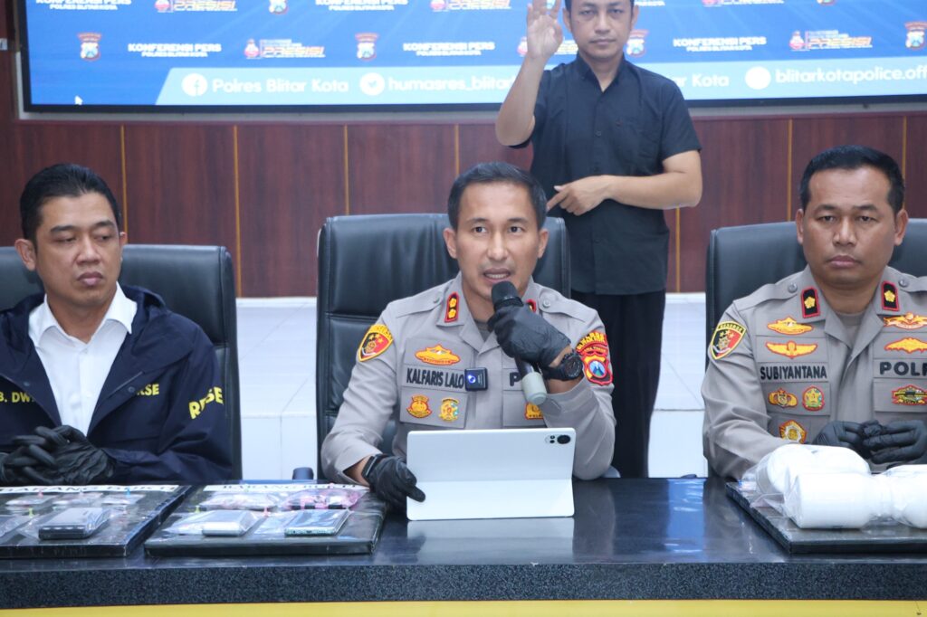 Satresnarkoba Polres Blitar Kota Amankan 19 Tersangka, Ungkap 17 Kasus Dibulan April 2026