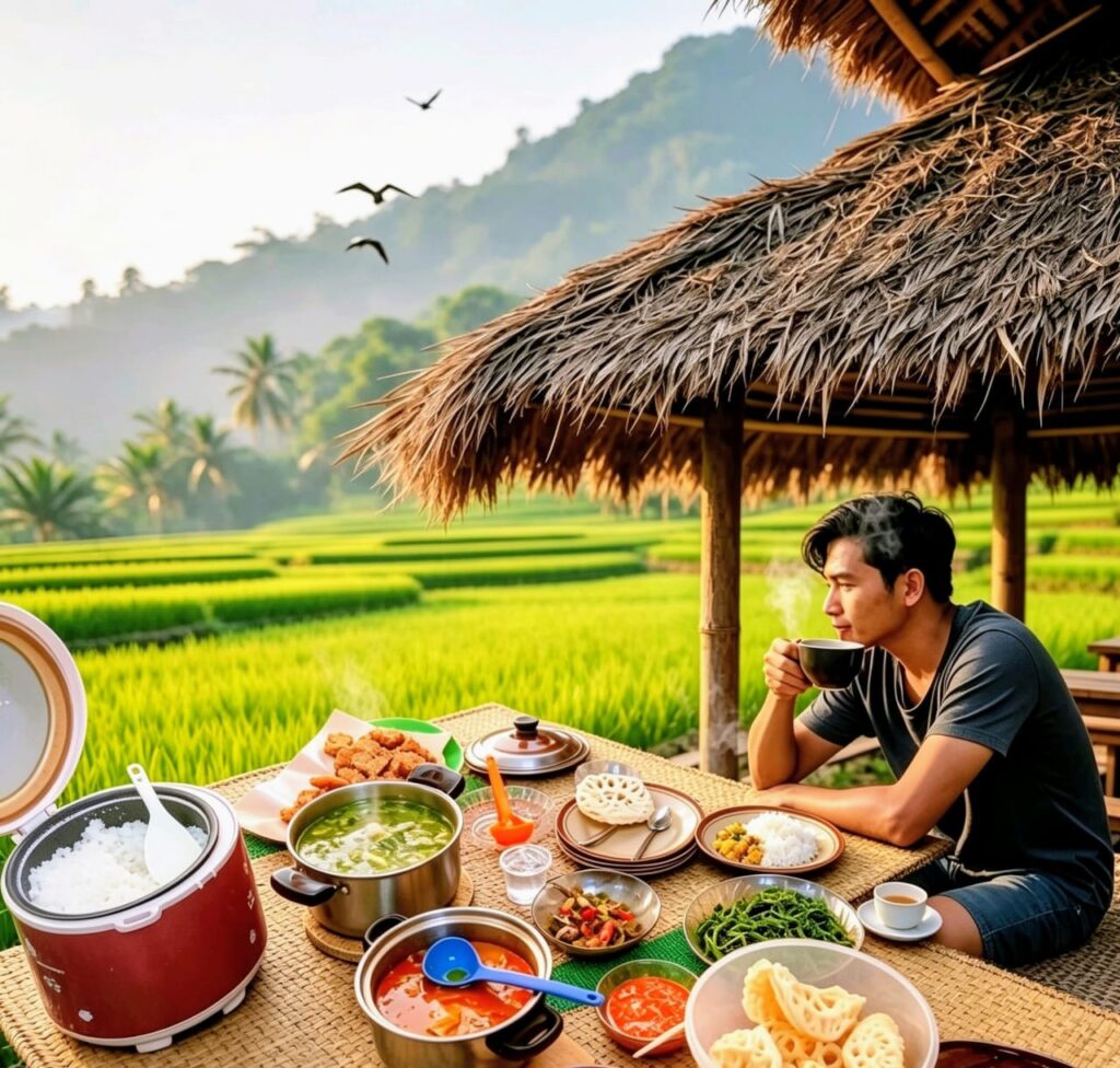Nostalgia Makan Siang di Tikar: Kenikmatan Sederhana yang Kini Langka