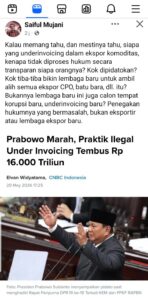 Ekonom Soroti Dugaan Under Invoicing Rp16.000 Triliun, Pertanyakan Komitmen Penegakan Hukum
