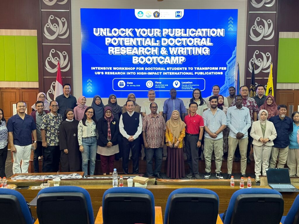 FEB UB Gelar Doctoral Research & Writing Bootcamp untuk Tingkatkan Publikasi Ilmiah Internasional