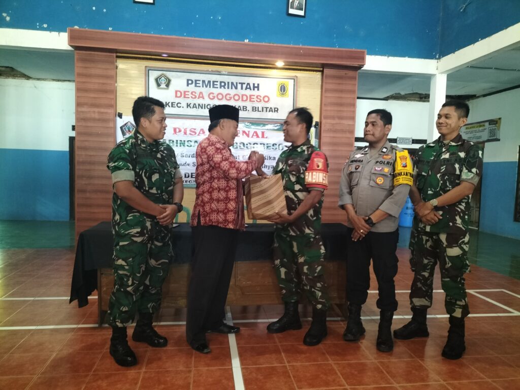 Sertijab Babinsa Desa Gogodeso Sederhana Penuh Khidmat.