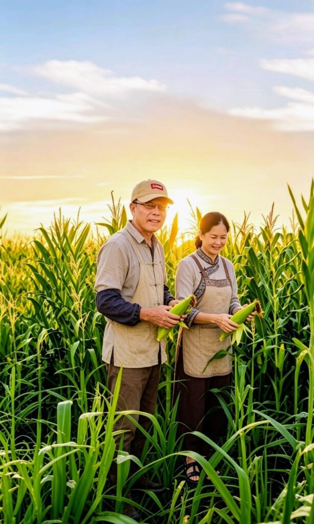 Menjemput Senja di Ladang Jagung: Refleksi dan Rasa dari Alam yang Kaya