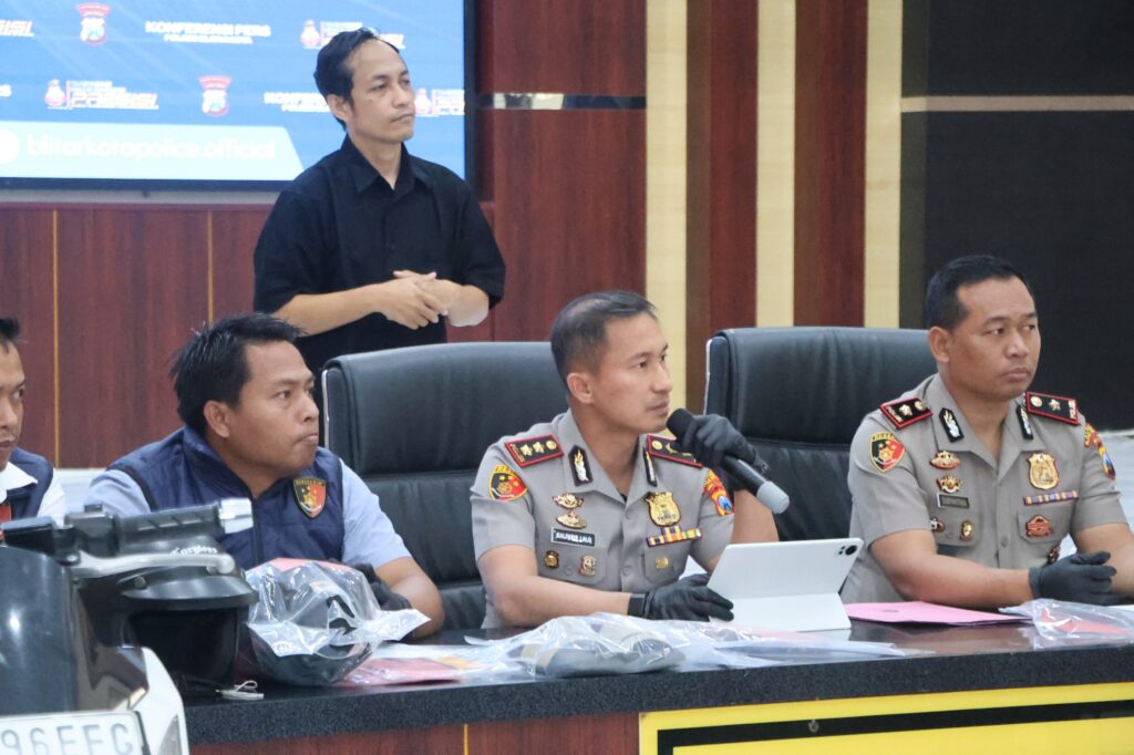 Satreskrim Polres Blitar Kota Bongkar Komplotan Teror Perampok Lintas Daerah.