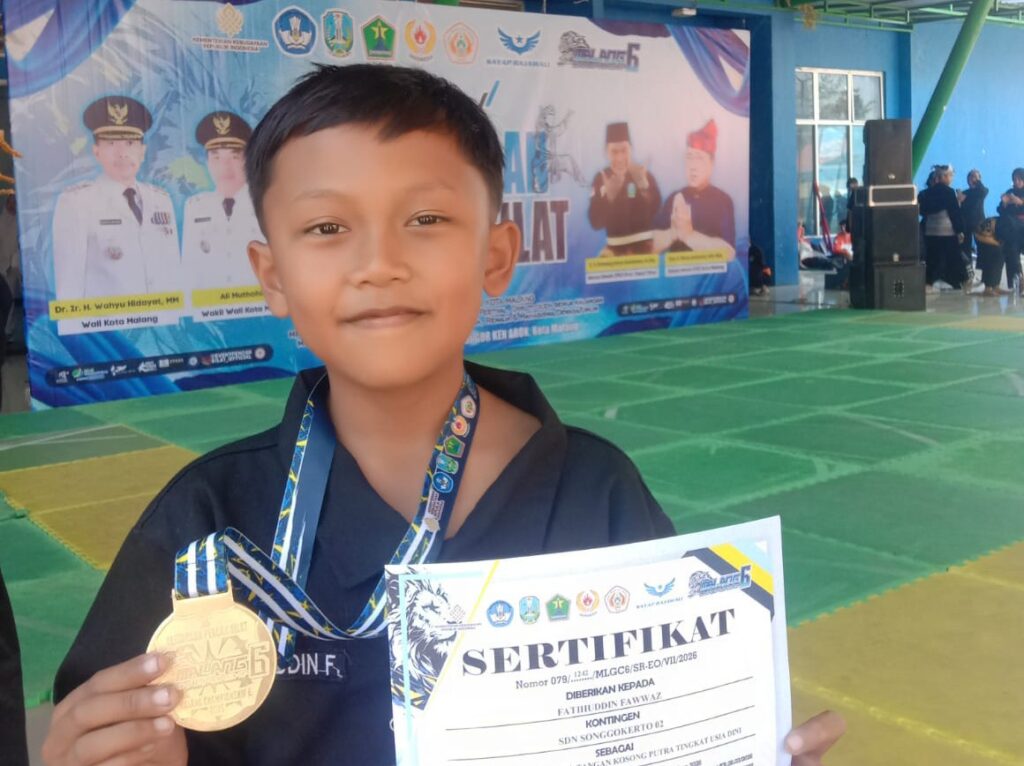 PSHT Kota Batu Turun di Malang Championship 6, Siswa SD Songgokerto 02 Sabet Medali Emas