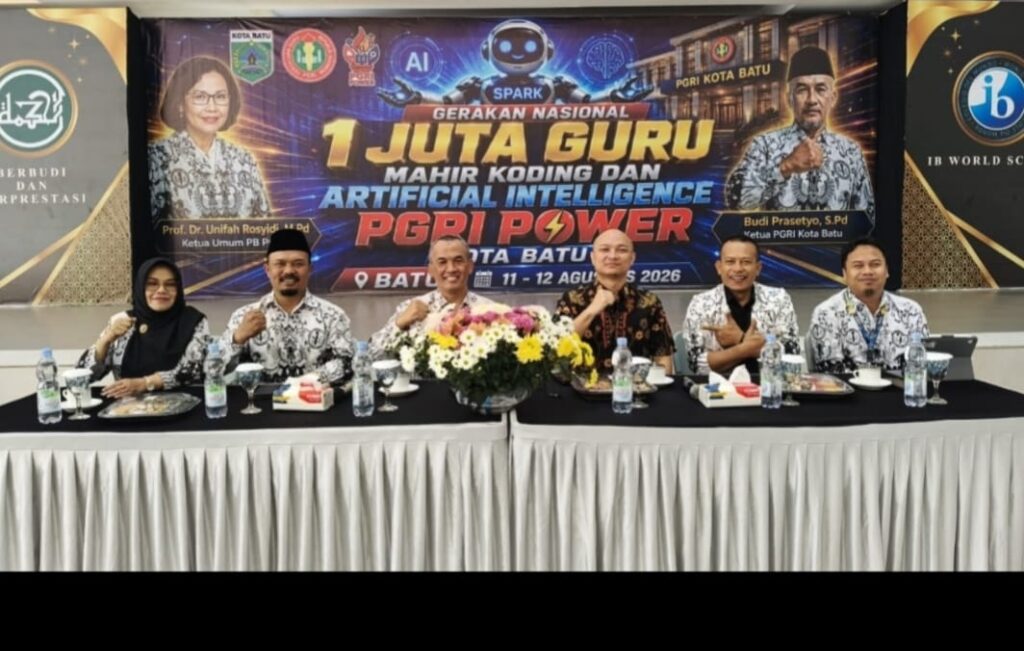 Target 1000 Guru! PGRI Kota Batu “PGRI Power” Cetak Guru Melek AI dan Koding Gratis tiga tahun.